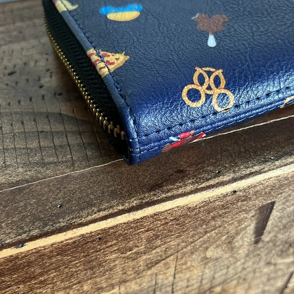 Disney Blue Wallet with Iconic Design